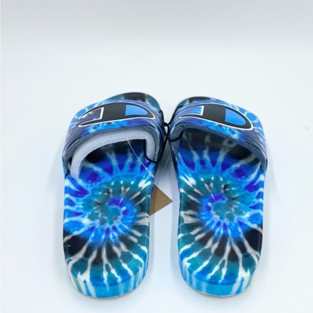 Champion Blue Tie-Dye Slide USED ONCE - Picture 2 of 2